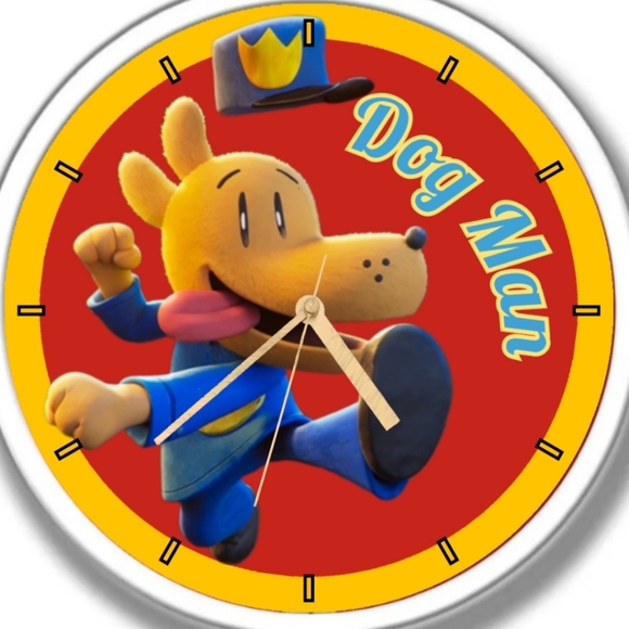 Dog Man clock - Picture 2 of 5